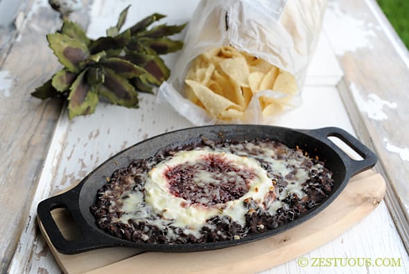 Raspberry Chipotle Black Bean Dip