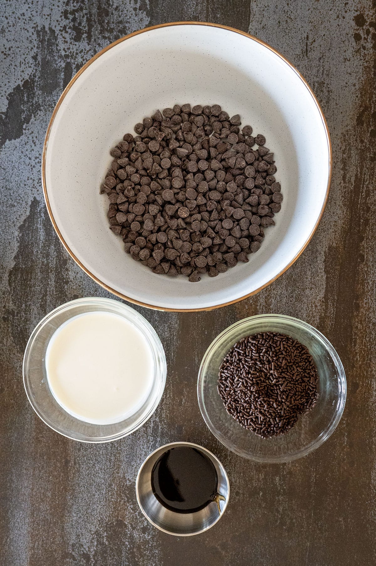chocolate truffle ingredients.
