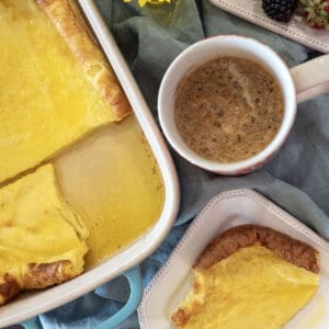 Slice of German Pancakes.