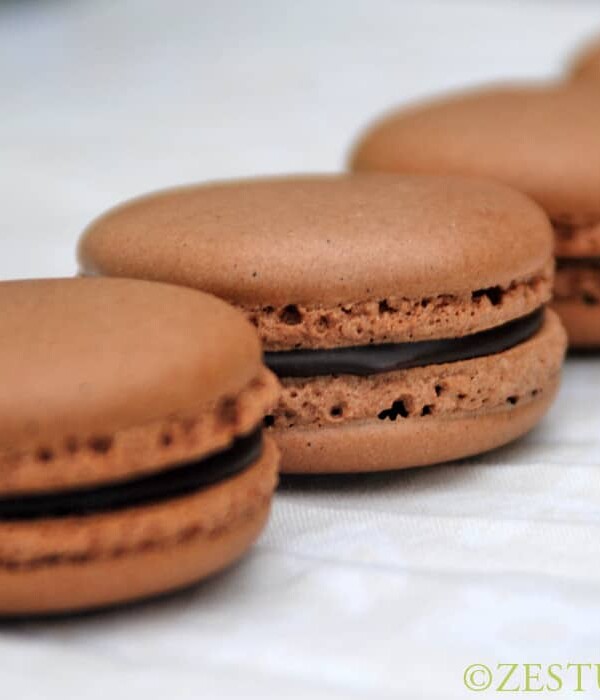 Chocolate Macarons