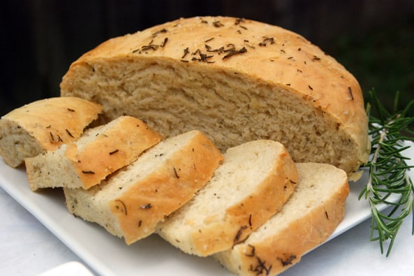 Rosemary Bread from Zestuous