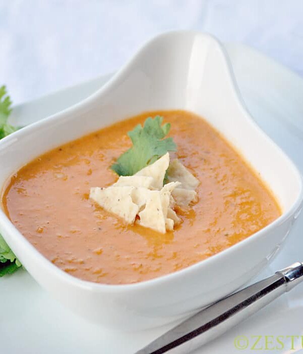 Corn and Green Chile Bisque