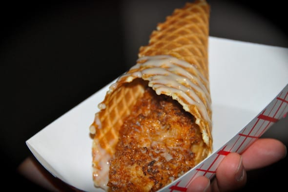 Chicken and Waffle Cone
