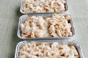 pans of chicken cordon blue.