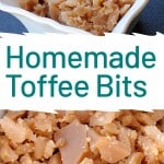 bowl of toffee bits