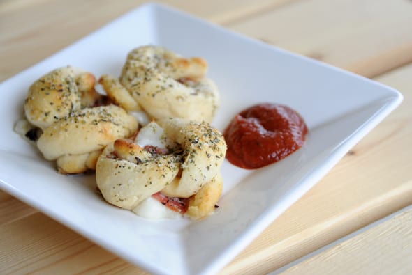 Pepperoni Knots from Zestuous