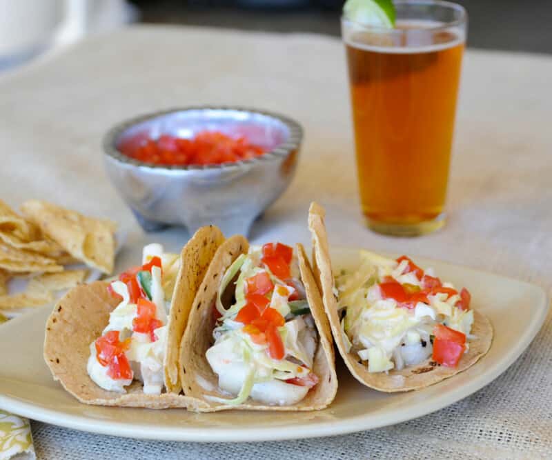 Grilled Chilean Sea Bass Fish Tacos Zestuous