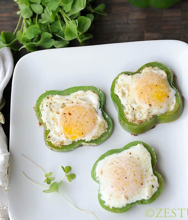 Shamrock Fried Eggs