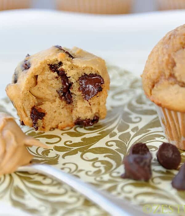 Chocolate Peanut Butter Muffins
