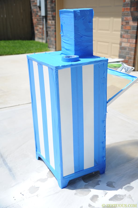 Upcycled Newspaper Bin from Zestuous