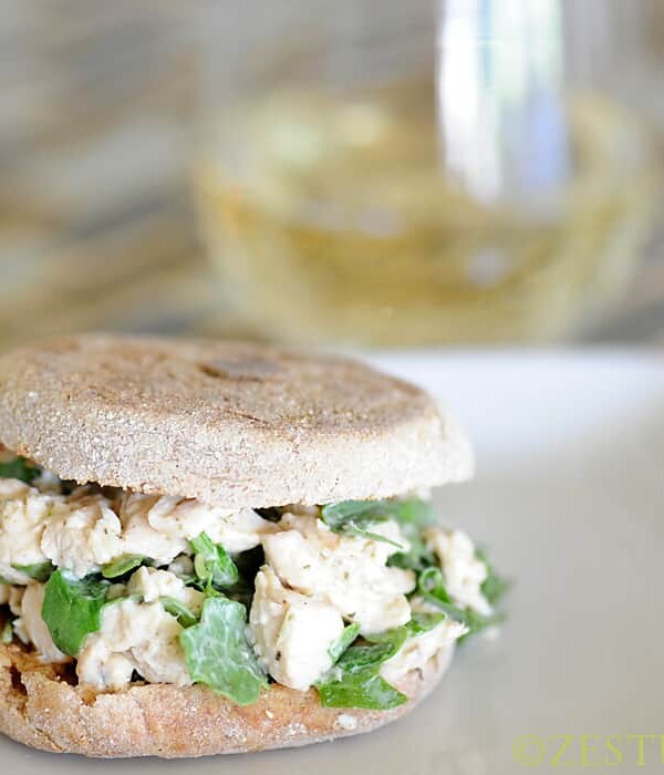 Wine-Poached Chicken Salad