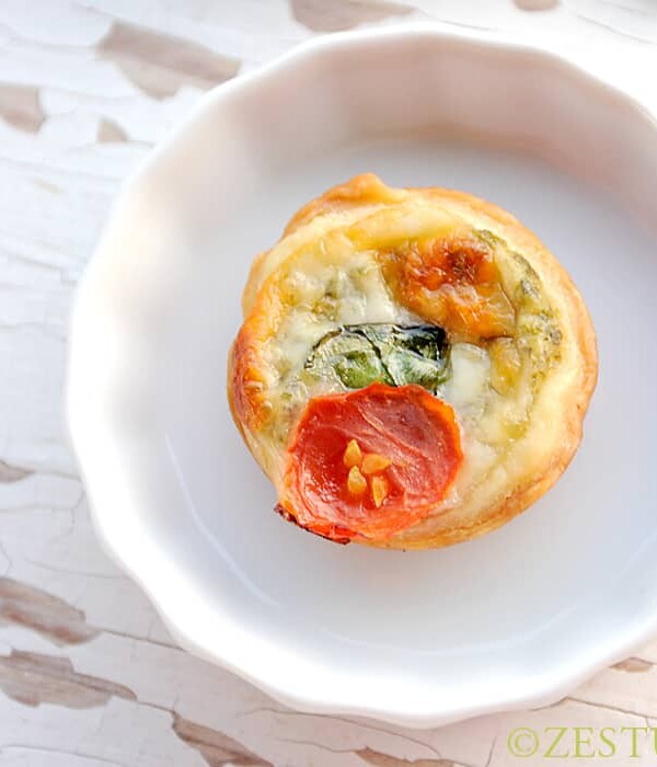 Tomato Basil Tartlet