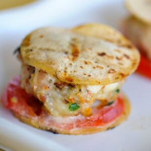 Shrimp patty sliders.
