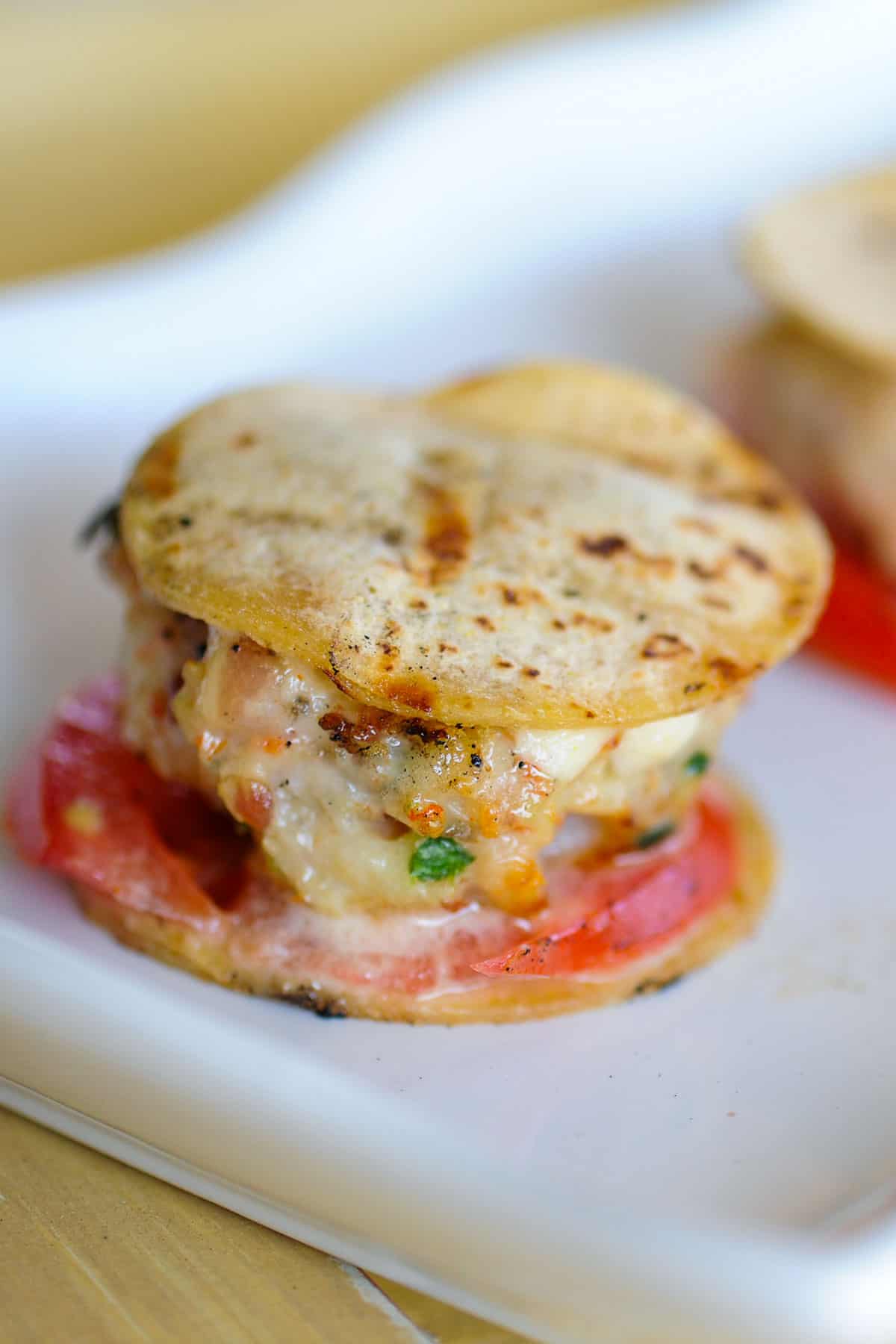 Shrimp patty sliders.