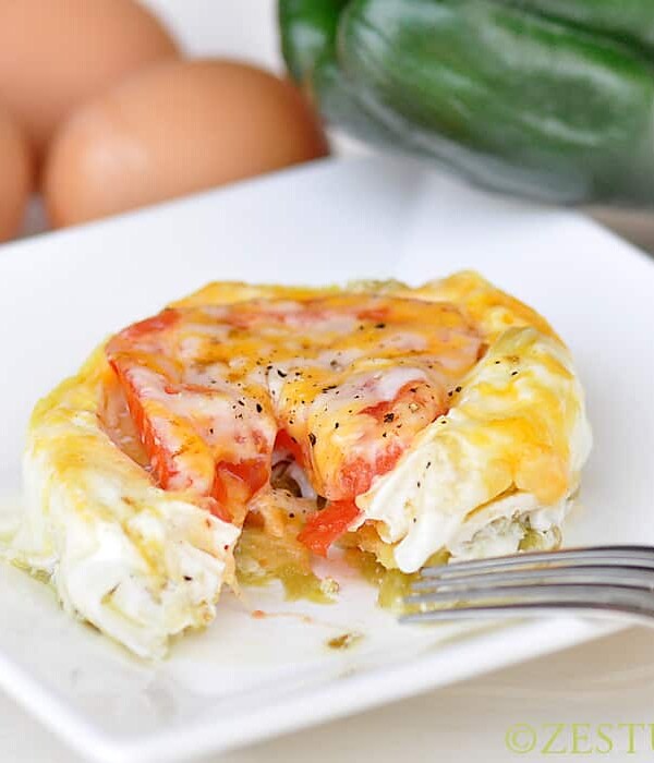 Green Chili Egg Stack