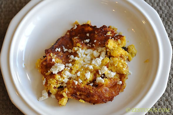 Cachapas (Corn Pancakes) from Zestuous