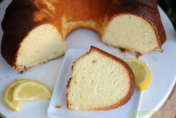 Lemon Cream Cheese Pound Cake