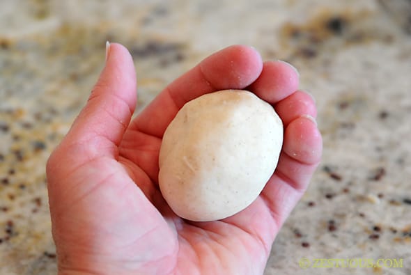 ball of pupusa dough