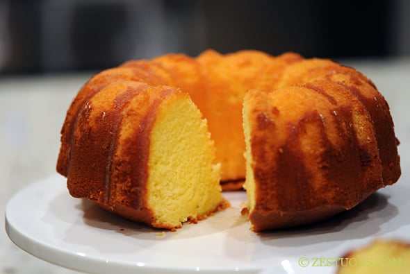 Cuties (Orange) Cream Cheese Pound Cake cake
