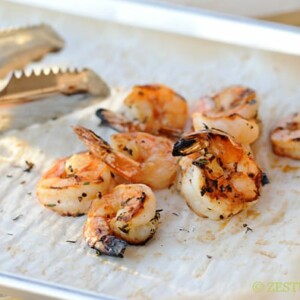 Tabasco Grilled Shrimp from Zestuous