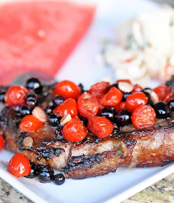 Red White and Blue Steak.