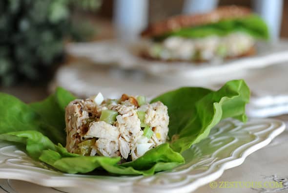 Grilled Tuna Salad from Zestuous