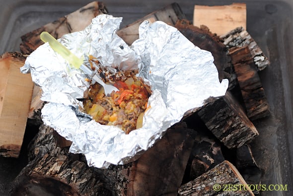Campfire Hobo Stew from Zestuous