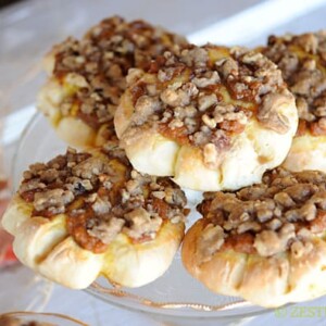 Pumpkin Bear Claws from Zestuous