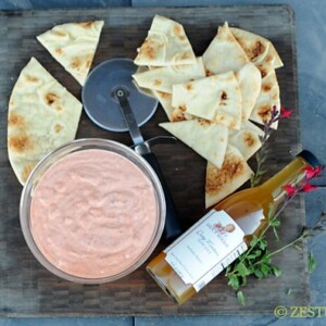 Roasted Red Pepper Dip from Zestuous