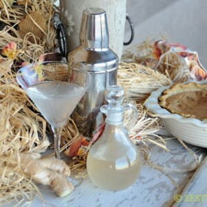 Apple Ginger Martini from Zestuous