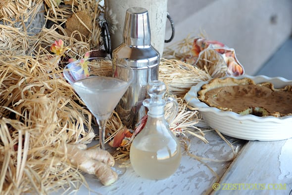 Apple Ginger Martini from Zestuous