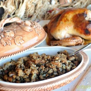 Pancetta Kale Stuffing from Zestuous