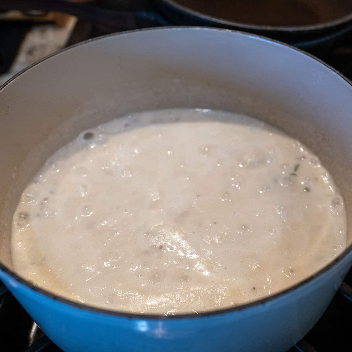 milk thickening. 
