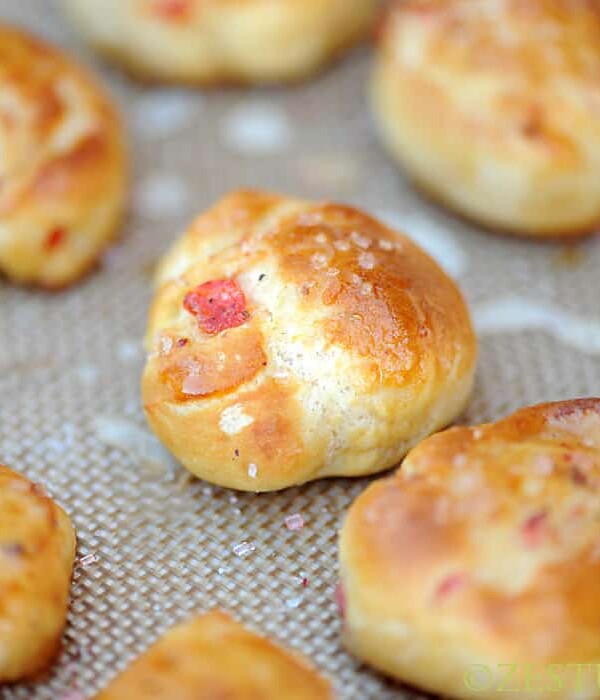 Peppadew Pretzel Bites