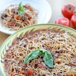 Garden-fresh Slow Cooker Spaghetti Sauce from Zestuous