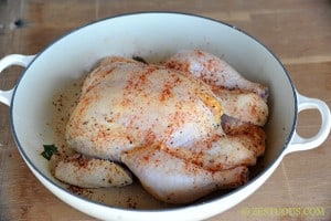 Thai Roasted Chicken from Zestuous