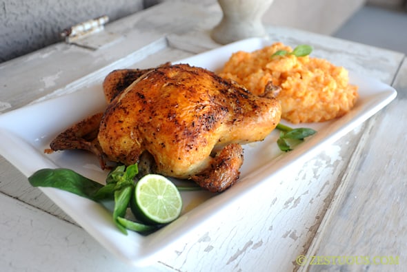 Thai Roasted Chicken from Zestuous