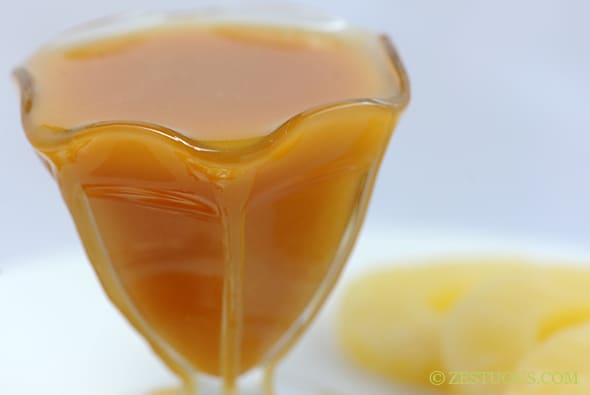 Pineapple Caramel Sauce from Zestuous