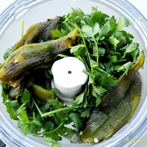 Orange Poblano Chimichurri from Zestuous