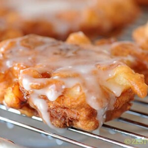 Bacon Apple Fritters from Zestuous