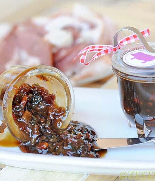 Apple Ale Bacon Jam from Zestuous