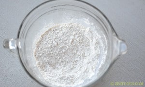 pitcher of white flour