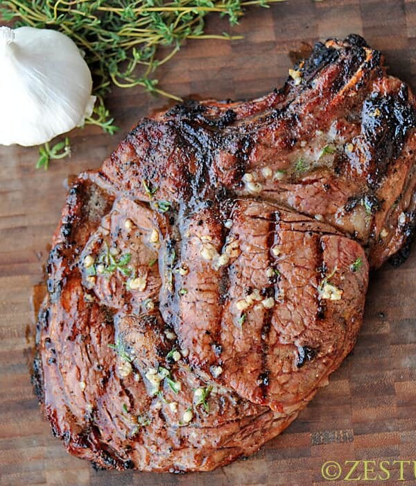 Rib-eye Steaks on the Big Green Egg