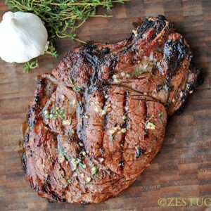 Rib-eye Steaks on the Big Green Egg