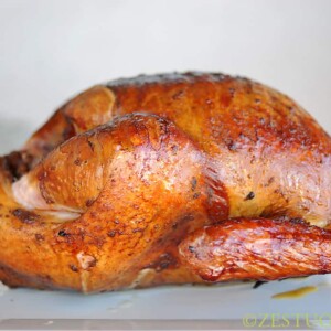 Bacon Bourbon Smoked Turkey