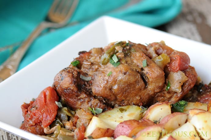 slow cooker Italian pork shoulder