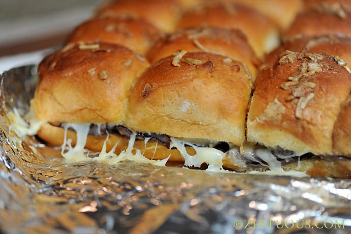 French Onion Beef Sliders