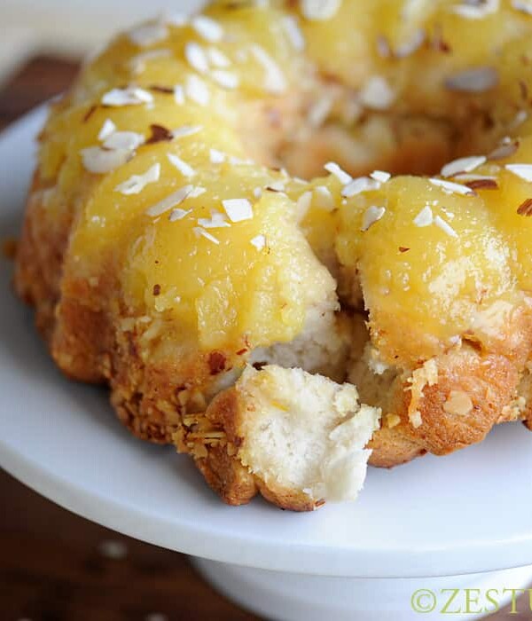 Lemon Monkey Bread from Zestuous
