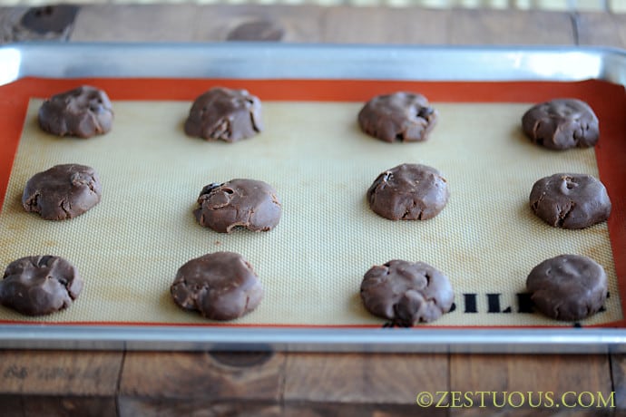 Chocolate Peanut Butter Chocolate Chip Cookies