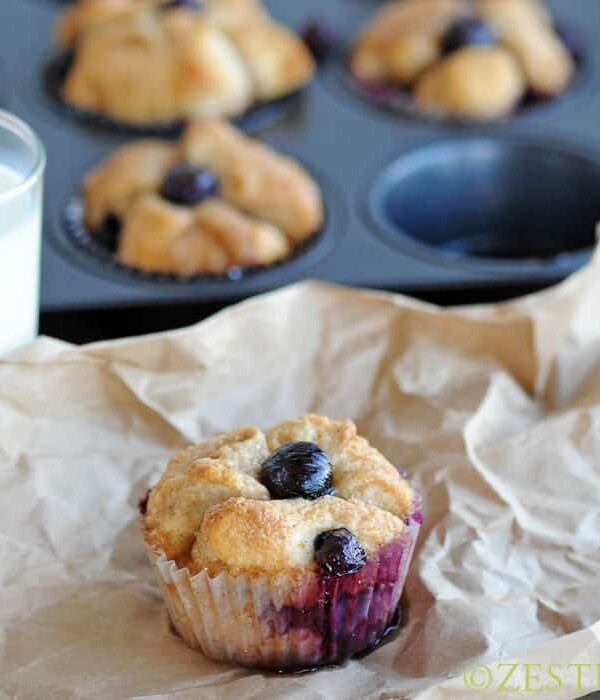 Blueberry Pull-Apart Muffins